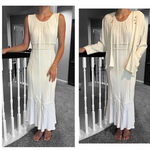 VINTAGE Spencer Alexis Size 14 Coquette
Cottagecore Fairy Maxi Dress & Jacket
